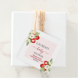 Apple of Our Eye Baby Shower Favour Tags