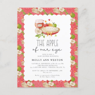 Apple of our Eye Baby Shower Invitation Postcard