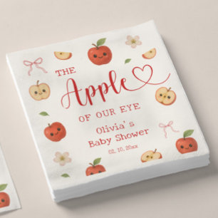 Apple of Our Eye Baby Shower Napkin