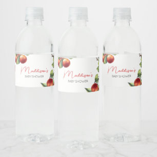 Apple of Our Eye Baby Shower Water Bottle Label