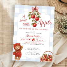 Apple of our eye boy baby shower