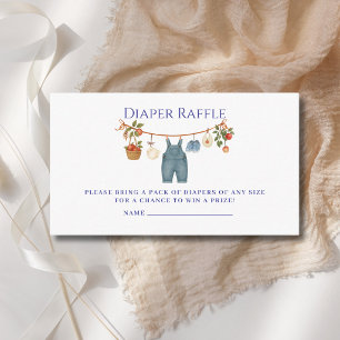 Apple Of Our Eye Diaper Raffle Baby Shower Enclosure Card