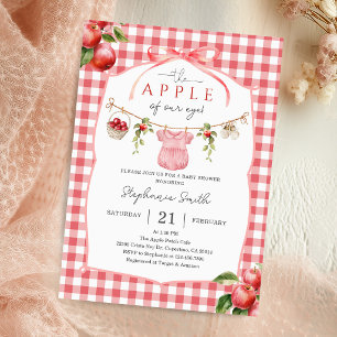 Apple of Our Eye Fall Digital Baby Shower Invitation