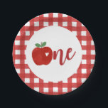 Apple of our Eye first birthday Paper Plates<br><div class="desc">The Apple of our Eye is turning one! Apple themed first birthday party plates.</div>