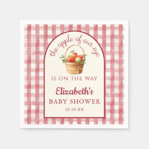 Apple Of Our Eye Gender Neutral Baby Shower Napkin