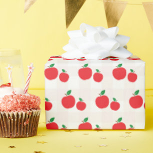 Apple Of Our Eye Girls Birthday Wrapping Paper