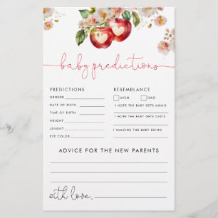 Apple of Our Eye Predictions and Advice Game