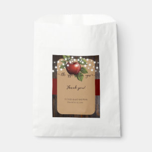 Apple of Our Eye Rustic Fall Baby Shower Favour Bags