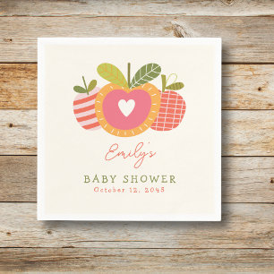 Apple of Our Eye Whimsical Cute Baby Shower  Napkin