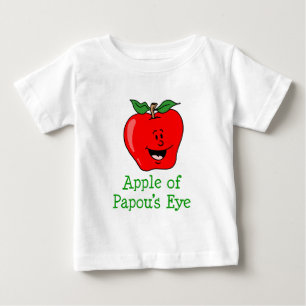 Apple of Papou's Eye Baby T-Shirt