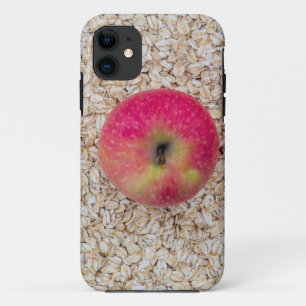 Apple on oatmeal iPhone 11 case