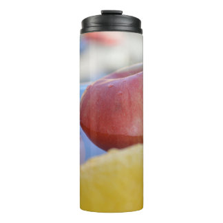 apple orange lemon thermal tumbler