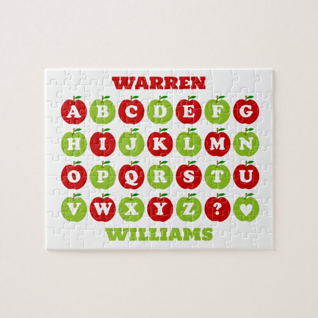 Apple Orchard Alphabet Adventure Jigsaw Puzzle (Horizontal)