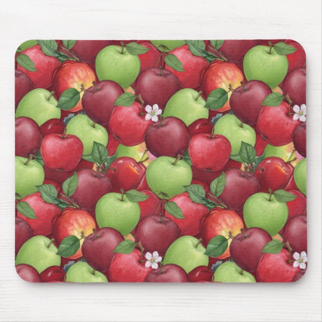Apple Orchard Harvest Mouse Mat (Front)