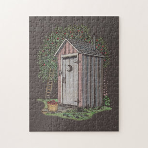 Apple Orchard Outhouse Jigsaw Puzzle