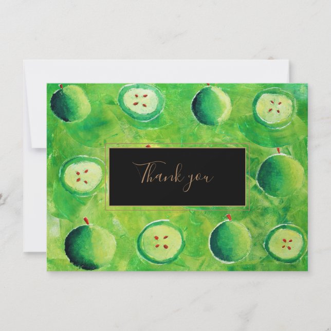 Apple Orchard Thank You Card (Front)