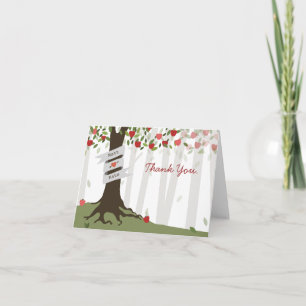 Apple Orchard Wedding Thank You Card