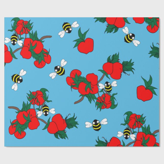 Apple Orchard Wrapping Paper (Flat)