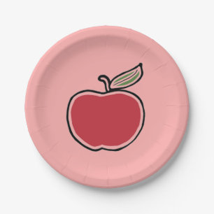 Apple Paper Plate