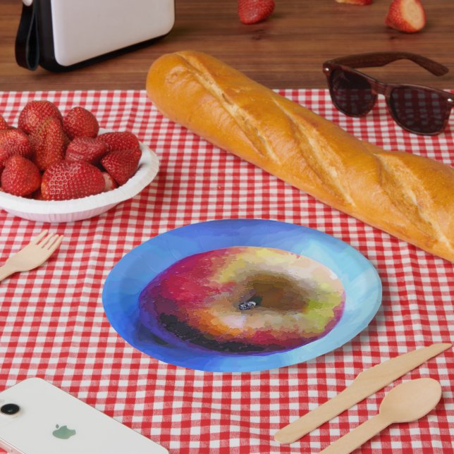 APPLE PAPER PLATE (Picnic)