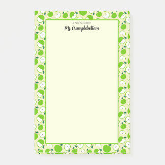 Apple Pattern A Note from Teacher Cute