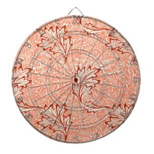 Apple Pattern (by William Morris) Dartboard