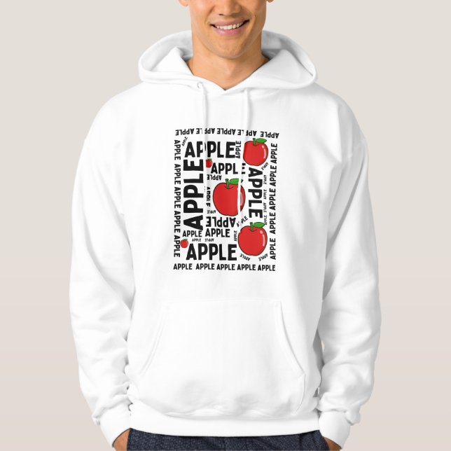 APPLE PATTERN HOODIE (Front)