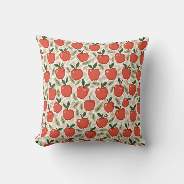 Apple pattern pillow cushion (Front)