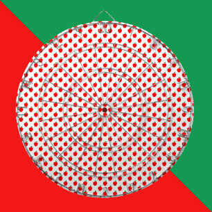 Apple Pattern Red Fruit Dartboard