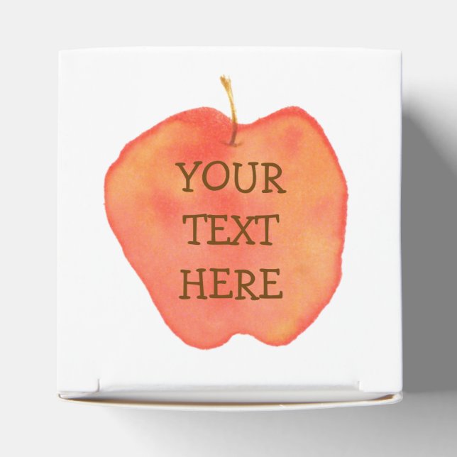 Apple Personalised Favour Box (Top)