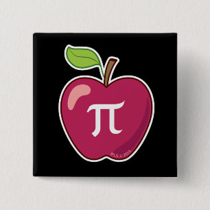 Apple Pi 15 Cm Square Badge