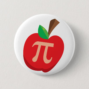 Apple Pi 6 Cm Round Badge
