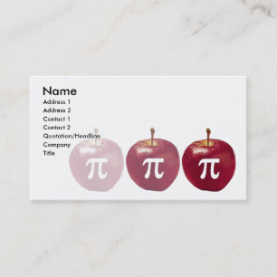 apple pi business card