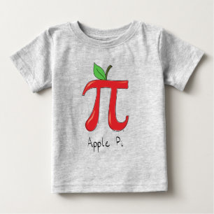 Apple Pi Cute Math Pi Day Kid's Baby T-Shirt