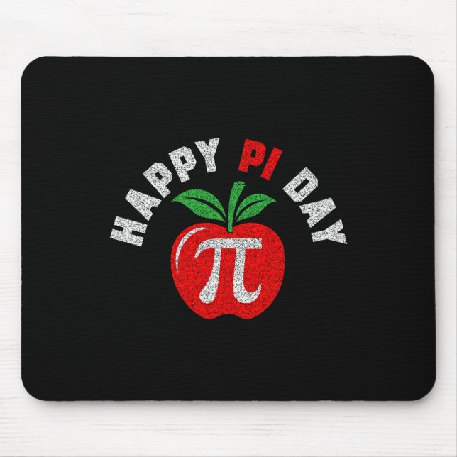 Apple Pi Day 3.14 Math Teacher Student Geek Nerd G Mouse Mat (Front)