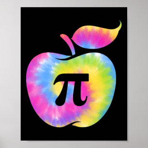 Apple Pi Day Funny 3.14 Pi Day Math Teachers Pi Ma Poster