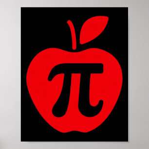 Apple Pi Day Shirt Poster
