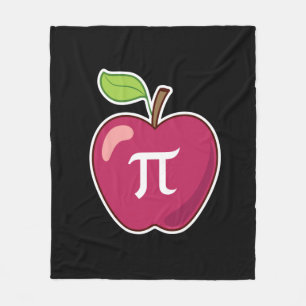Apple Pi Fleece Blanket