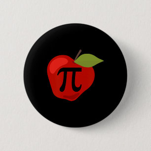 Apple Pi Funny Math Teacher Thanksgiving Pie Day G 6 Cm Round Badge