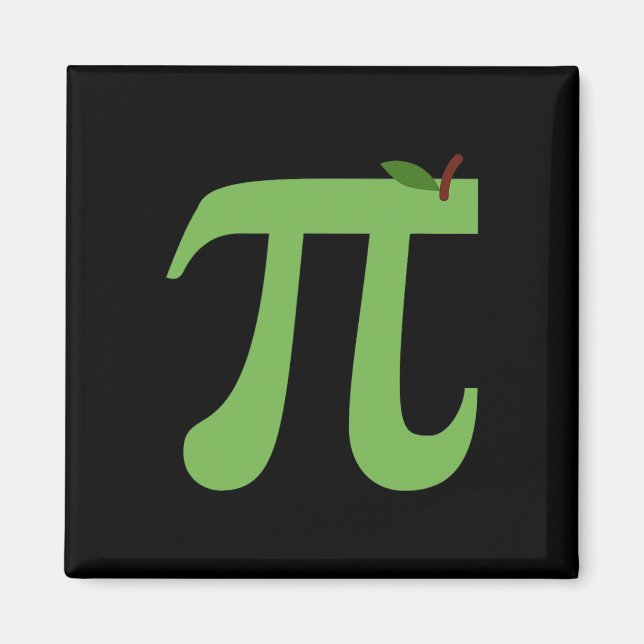 Apple Pi Funny Maths Pi Day Pie Joke For Math Love Magnet (Front)