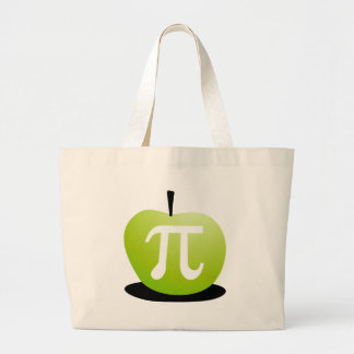 Apple Pi Large Tote Bag