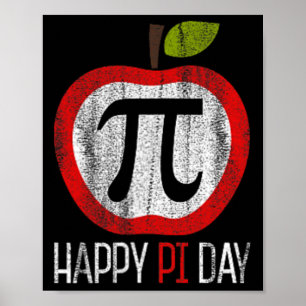 Apple Pi Shirt Math Poster
