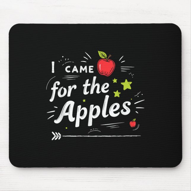 Apple Picking Fall Adventure Autumn Celebration  Mouse Mat (Front)