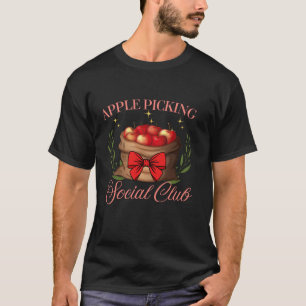 Apple Picking Social Club Coquette Bow for Picker T-Shirt