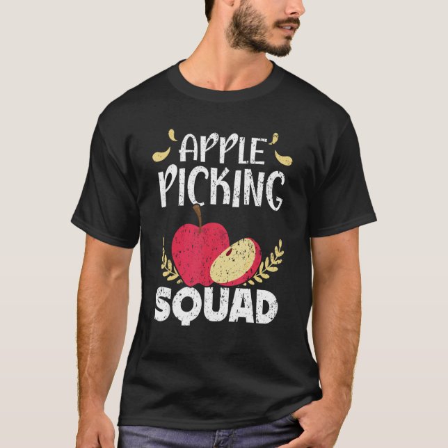 Apple Picking Squad Apple Fruit Apple Tree T-Shirt (Front)