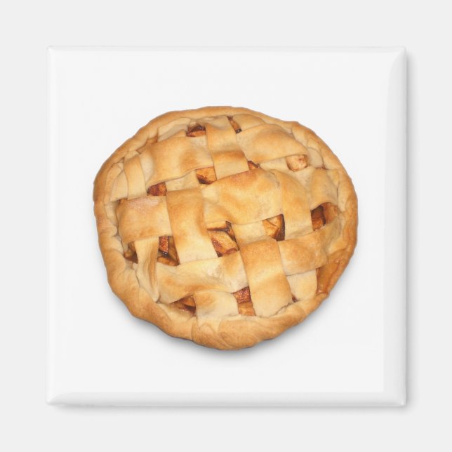 Apple Pie (Add Background Colour) Magnet (Front)