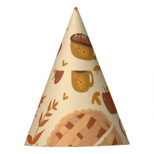 Apple Pie Autumn: Vintage Graphics Party Hat