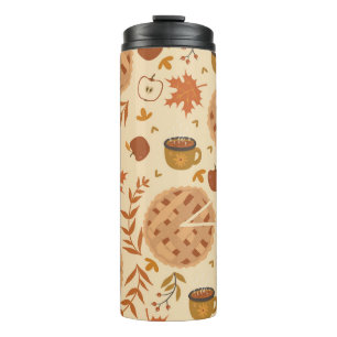 Apple Pie Autumn: Vintage Graphics Thermal Tumbler