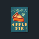 Apple Pie Canvas Print<br><div class="desc">Retro Design</div>