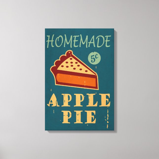 Apple Pie Canvas Print (Front)